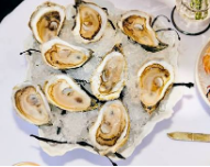 Oyster platter at a King Street restaurant